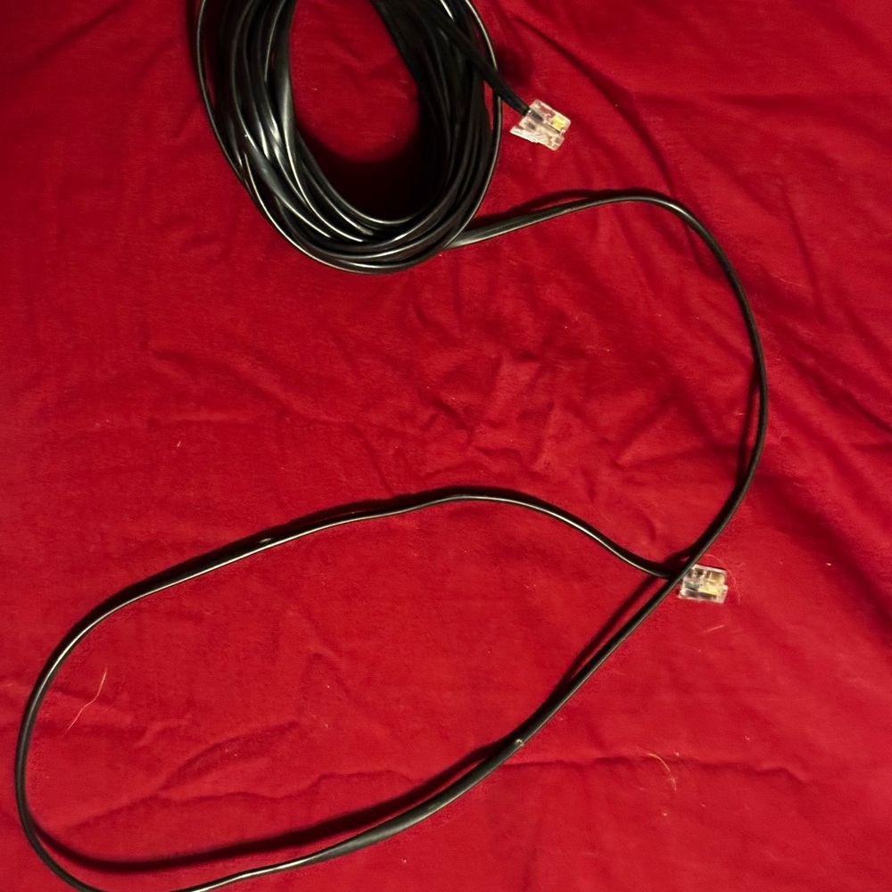 VoIP Phone Adapter Cable - Black